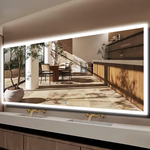 Miniatura 7 de Espejo LED retroiluminado de 32 x 72 pulgadas para baño, montado en la pared, espejo de tocador grande iluminado de 72 pulgadas con luces