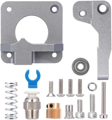 Miniatura 2 de Ender 3 v2 Ender 3 CR-10 extrusora totalmente metálica de aluminio MK8 Bowden Extrusora de 40 dientes Ender 3 Pro/Ender 5/CR-10 Series 3D Impresora