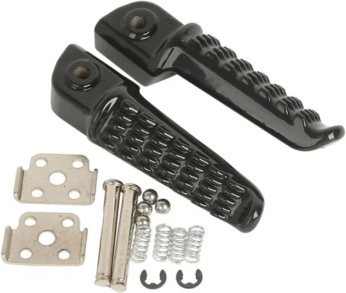 Miniatura 3 de XMT-MOTO - Reposapiés negro para Kawasaki Ninja ZX6R ZX10R ER6F ER6N 650R ZX-6R