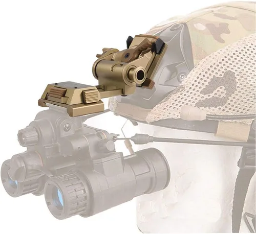 Miniatura 4 de Gafas de visión nocturna NVG montaje para casco de metal L4G24, montaje Rhino montaje completo de metal táctico casco montaje CNC PVS15/18
