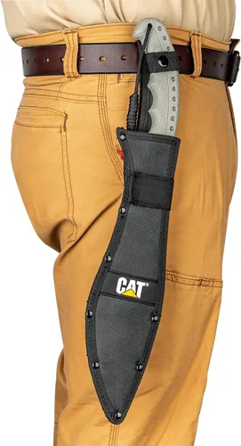 Miniatura 4 de Cat Machete con funda de correa para el hombro, 19 pulgadas, cuchillo de hoja de acero inoxidable con mango de herramienta ergonómico y cómodo