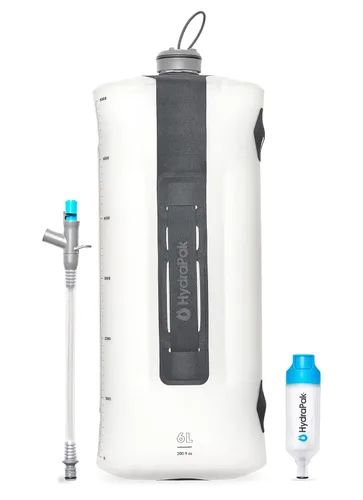 Miniatura 8 de HydraPak Seeker+ - Bolsa de reservorio de hidratación con filtro y almacenamiento plegable (3L) sin BPA ni PVC, a prueba de fugas, ligera