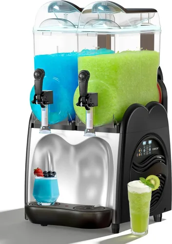 Miniatura 13 de Máquina comercial de granizado de 12 galones, máquina de margarita congelada para mockaritas congeladas, máquina de granizado de 110 V/60 Hz con 3