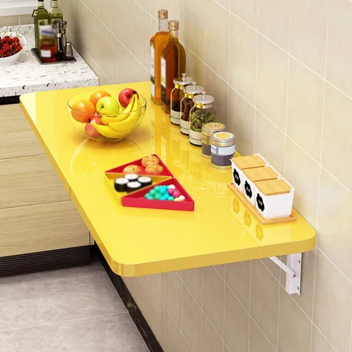 Mesa plegable de pared, mesa de comedor de cocina, mesa flotante de pared, estante de garaje, escritorio de ordenador para oficina, escritorio para