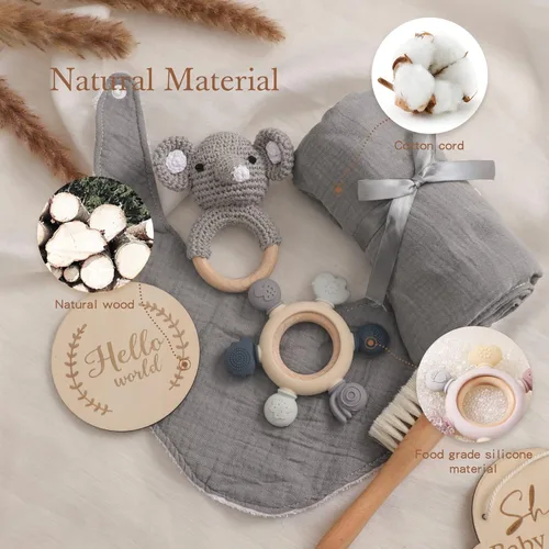 Miniatura 8 de EERKEOD Set de Regalo para Bebé para Recién Nacido Set de Regalo para Bebé Nuevo - Elementos Esenciales para Bebé Recién Nacido Set de Baño