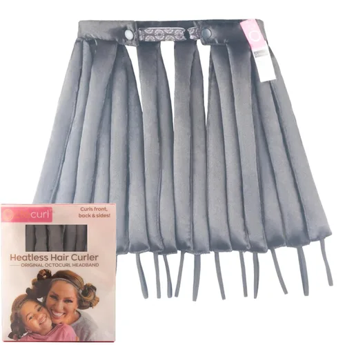 Miniatura 24 de Octocurl Diadema sin calor, rizadores de pelo para dormir, rizadores sin calor para cabello largo (algodón, rosa)