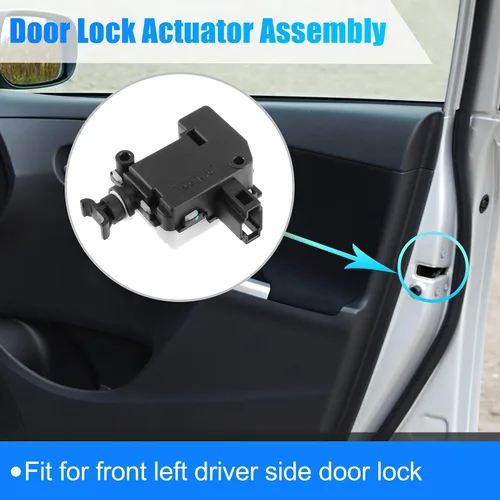 Miniatura 3 de X AUTOHAUX Motor del actuador de la cerradura de la puerta lateral del portón trasero para Volkswagen Jetta 1999-2004 3B5827061B 7L6959781 1C0827425