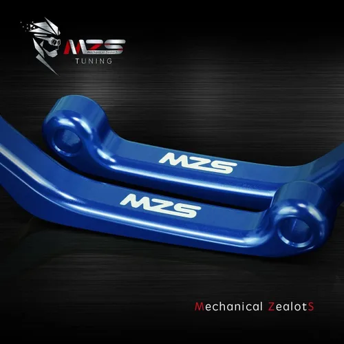 Miniatura 3 de MZS Palancas de freno y embrague para motocross, pivote ajustable CNC azul compatible con YZ125 YZ250 15-24 / YZ250F YZ426F YZ450F 09-23 / YZ125X