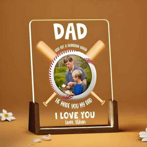 Miniatura 20 de Placa de fotos de acrílico LED personalizada, regalos de aniversario personalizados para parejas con nombres grabados, luz nocturna romántica
