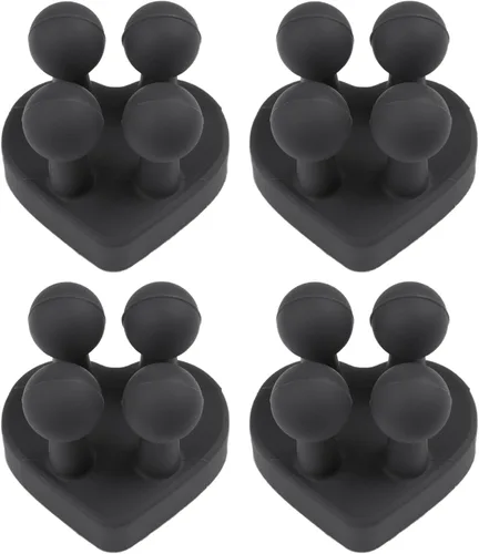 Miniatura 10 de 4 soportes para cepillos de dientes autoadhesivos impermeables de silicona, multifunción, montado en la pared, soporte para enchufe de un solo
