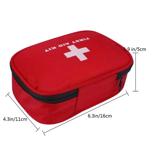 Miniatura 8 de 20 piezas RCP máscara de protección facial + bolsa vacía de primeros auxilios, llavero máscara desechable de emergencia, protector facial RCP