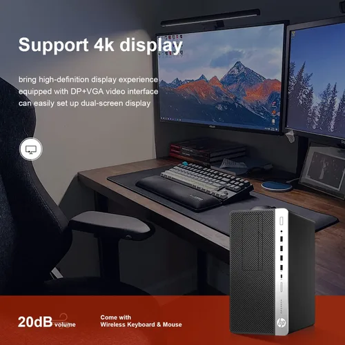 Miniatura 2 de HP ProDesk 600 G3 Mini Tower Escritorio PC i7-7700 hasta 4.20GHz 32GB RAM 512GB SSD + 1TB HDD HDMI integrado Wi-Fi y BT DVD-RW Soporte de monitor