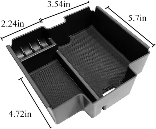 Miniatura 5 de Bandeja de consola central, caja de almacenamiento compatible con Land Rover Discovery Sport 2015, 2016, 2017, 2018, 2019, organizador de puerta