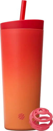 Miniatura 8 de BlenderBottle - Vaso agitador aislante de acero inoxidable 2 en 1, tapa hermética Swig, popote, BlenderBall, sin BPA, para batidos de proteínas