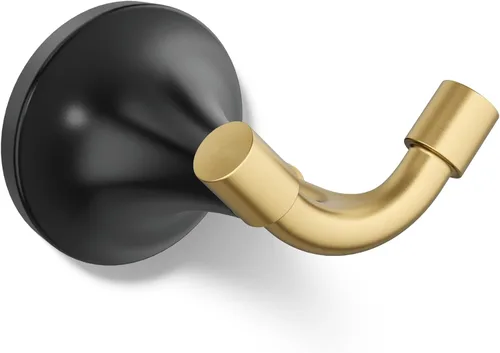 Miniatura 11 de KOHLER GANCHO TONE® ROBE Latón cepillado vibrante.