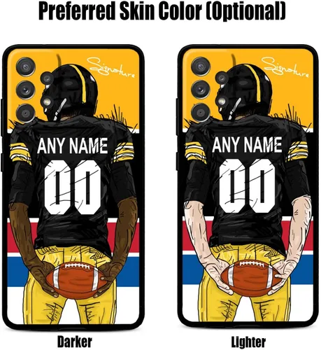 Miniatura 3 de Funda de silicona líquida para Samsung Galaxy Note 20/20 Ultra 10 Pro Note 9 8, nombre y número personalizados y firma de silicona líquida
