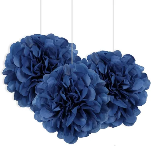 Miniatura 5 de Mini decoración de papel de hojaldre negro (3 unidades) – Material llamativo y de alta calidad – Perfecto para eventos y decoración de fiestas