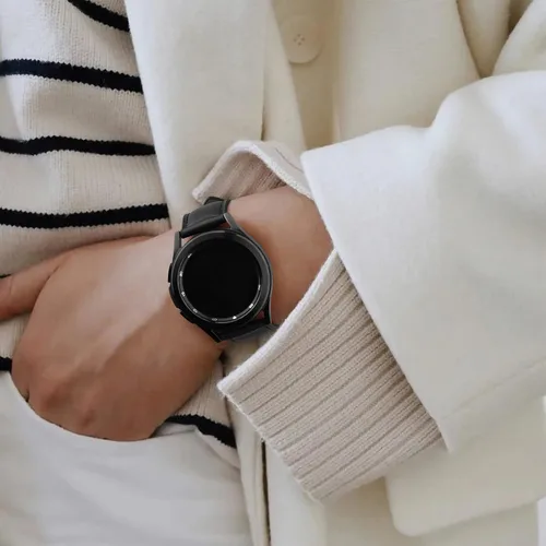 Miniatura 6 de Vancle - Correa de reloj de cuero de liberación rápida de 20 mm y 22 mm, correas de reloj de cuero de grano superior para hombres y mujeres