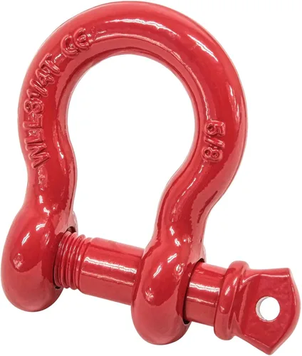 Miniatura 4 de Mytee Products - Grillete de anclaje forjado de 5/8" de acero al carbono con tornillo de aleación, 3.25 toneladas (6,500 libras) de capacidad de 20
