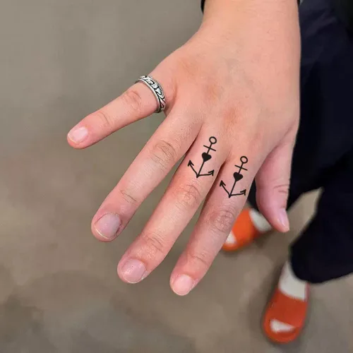 Miniatura 3 de 2 hojas de tatuajes temporales pequeños pequeños para mujeres y hombres, manos, cuello, muñeca y cara, lindas calcomanías de tatuaje de dibujos