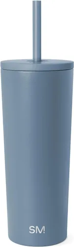 Miniatura 47 de Simple Modern- Vaso con aislamiento, c/tapa y pajilla Taza de viaje Botella de agua de ac. inox. reutilizable Unisex Colecc. Classic 24 oz