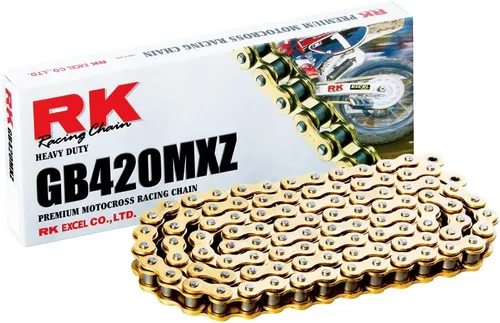 Miniatura 6 de RK Racing Chain 420MXZ-CLIP-CL (Serie 420) Enlace de conexión tipo clip de acero sin junta tórica