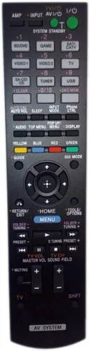 Mando a distancia reemplazado compatible con Sony STR-DH720 RMAAU106 148934511 RMAAU107 STR-DH830 Audio/Video Receptor AV Sistema de cine en casa
