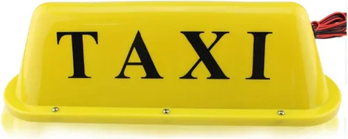 Miniatura 11 de Señal de taxi luces magnéticas para techo de automóvil, taxi, luces indicadoras para la parte superior del automóvil, 12 V, luz superior impermeable