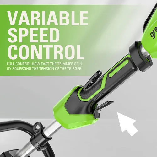 Miniatura 3 de Greenworks - Desbrozadora de 15 pulgada y 40 V Torqdrive, solo herramienta