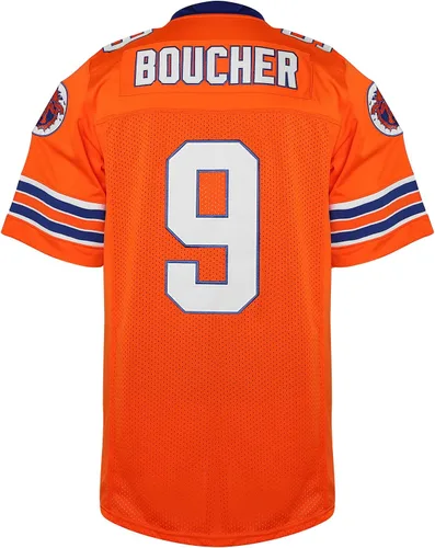 Miniatura 11 de Camiseta de fútbol The Waterboy #9 Bobby Boucher Adam Sandler 50 aniversario de la película Mud Dogs Bourbon Bowl