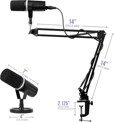 Miniatura 7 de Wayfinder WF-BROADCASTBOOM-MIC