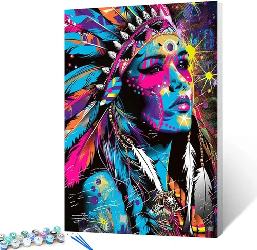 Miniatura 30 de Kits de Pintura de Diamantes Chica Negro Rosa para Adultos DIY Diferentes Pupilas Mujeres 5D Taladro Completo Redondo Cristal Diamantes de Imitación