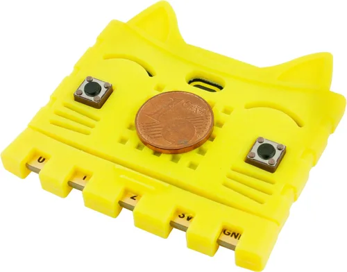 Miniatura 7 de Paquete de 2 fundas protectoras de silicona para BBC Micro:bit V2 Desarrollo de bricolaje fácil de instalar, amarillo y naranja