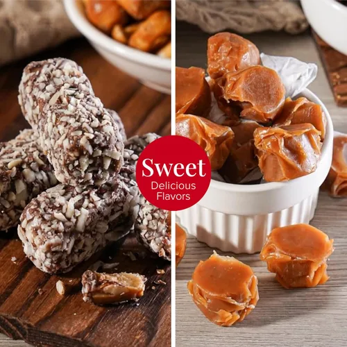 Miniatura 3 de Broadway Basketeers Gourmet - Torre de regalo con un surtido de chocolate, aperitivos, dulces, galletas y tuercas
