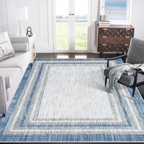 Miniatura 61 de Beeiva Alfombras florales de entrada, lavables para interiores, ultra fina, de 2 x 3 pies, antideslizante, para cocina, tapete de cachemira suave