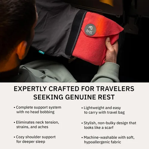 Miniatura 4 de Almohada Trtl probado científicamente super suave cuello apoyo almohada de viaje se puede lavar a máquina