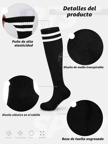 Miniatura 4 de Hryrbay Kids Soccer Shin Guards and Socks Toddler Soccer Shin Pads Protective Defender Gear for Boys Girls Ages 3-15 Great for Training, Matches