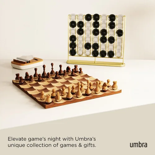Miniatura 6 de Umbra STAX Juego de Cuatro en Línea, Latón