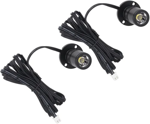 Miniatura 5 de Garosa Mini proyector regulable USB 5V luz artística mini LED luces de acento proyector de armario 1 a 2 luces de punto para porche, vitrinas