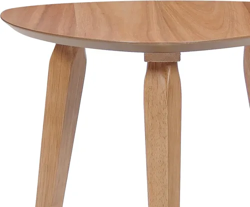Miniatura 6 de Christopher Knight Home Hoyt - Mesa auxiliar de madera, acabado natural