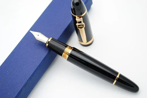 Miniatura 2 de JINHAO 159 - Pluma estilográfica M (negra con clip dorado)