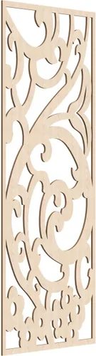 Miniatura 85 de Bridgewater - Paneles de pared decorativos de madera con calado, 9 3/8 pulgadas de ancho x 24 3/8 pulgadas de alto x 1/4 de alto, nogal