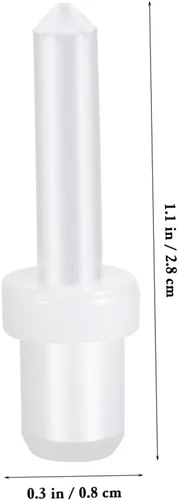 Miniatura 2 de Housoutil Reparación de la persiana del obturador 60pcs Reparación del obturador Puerta de Gabinete Plástico Blanco Único Primavera