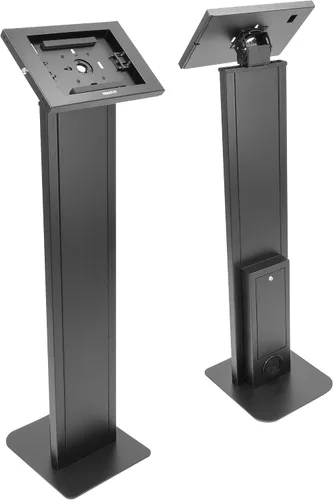Miniatura 2 de Mount-It! Soporte de tablet antirrobo para piso y quiosco, quiosco de piso comercial con recinto universal, soporte de montaje de tablet