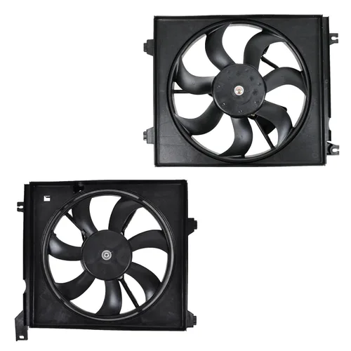 Miniatura 116 de TRQ Conjunto de ventilador de refrigeración del radiador CH3115205 compatible con Jeep Renegade 2019-2021