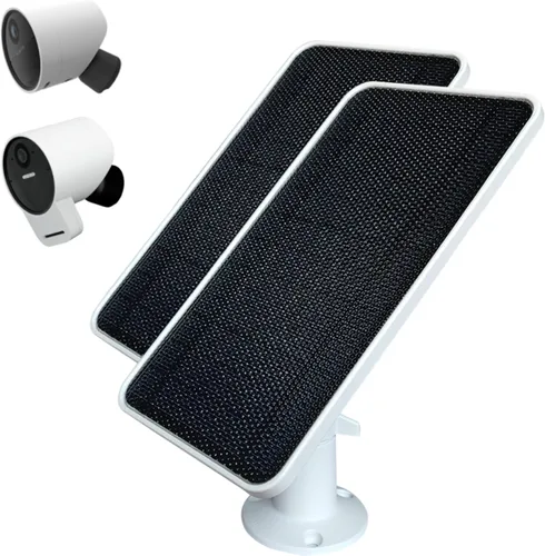 Miniatura 10 de JJMASEE Panel solar para cámara de seguridad SimpliSafe al aire libre y serie 2, cargador solar impermeable para cámara exterior SimpliSafe
