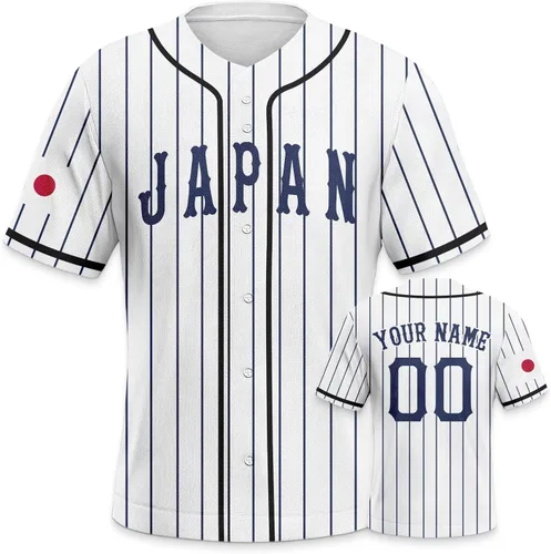 Miniatura 26 de Custom 2026 World Baseball Jersey Sports Shirt for Fans Men Youth Women Gifts Personalize Your Name Number S-6XL España