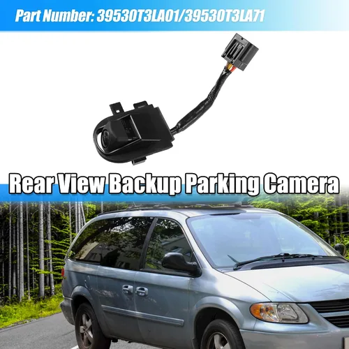 Miniatura 2 de X AUTOHAUX Vista trasera cámara de estacionamiento de respaldo de marcha atrás No.39530T3LA01/39530T3LA71 para Honda Accord Coupe EX/EX-L 2013-2015