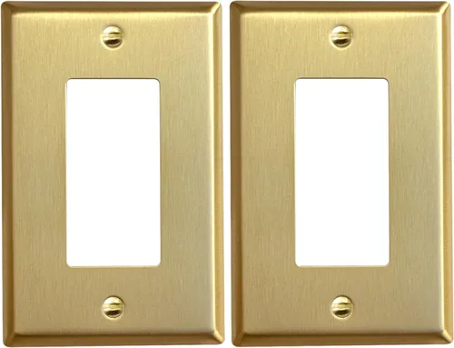 Miniatura 16 de Rio Salto Colección Signature BRAS Signature Colección de tamaño mediano de metal dorado con interruptores de palanca doble para luz de pared