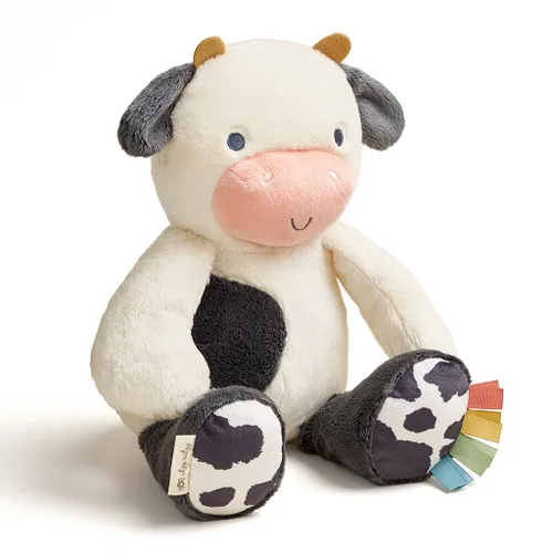 Miniatura 10 de Itzy Ritzy Snuggles Juguete de Peluche – Animal de Peluche Suave para Bebés, Niños y Adultos – Cintas Sensoriales y Telas Texturizadas para Juego
